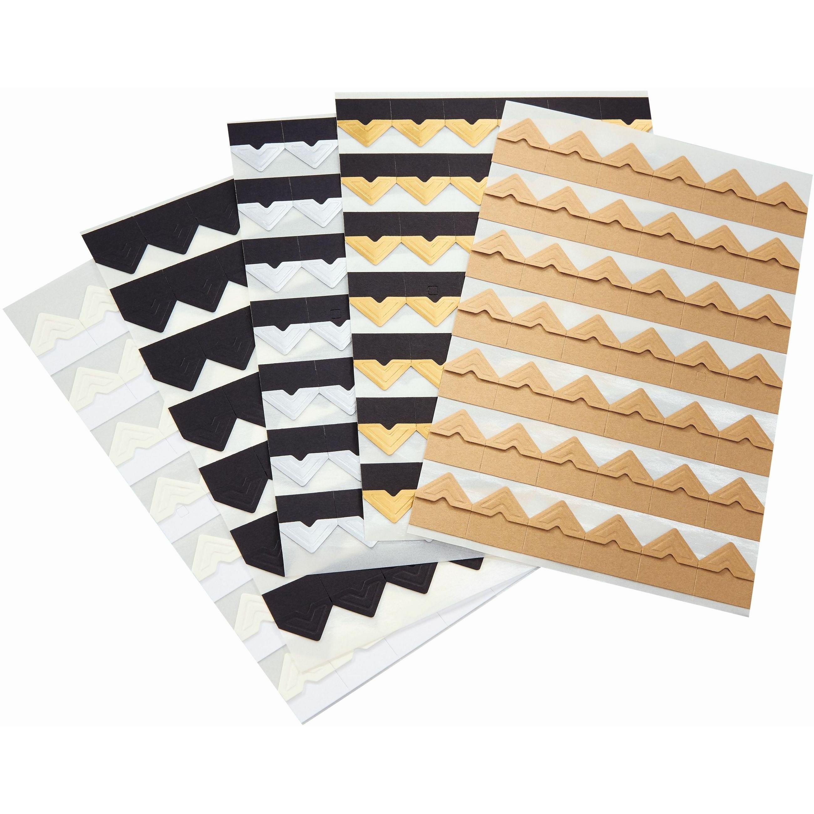 Semikolon, Colla per foto + per poster, Angoli fotografici in argento 252 pezzi