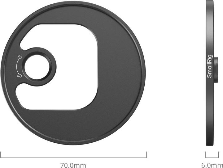 Image du produit SmallRig Threaded 67mm T-Mount Filter Adapter 5172