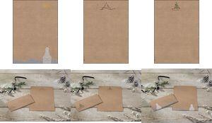 Actual product image Sigel Christmas letter paper Christmas Tree motif DIN A4 100 gsm 100 sheets (100 g/m², A4)