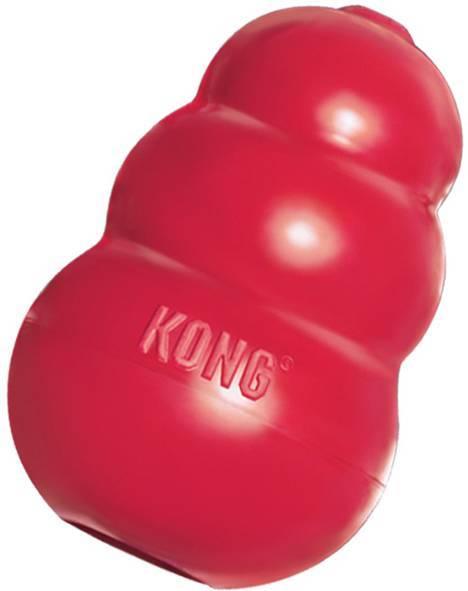 Actual product image KONG Classic (Retrieval, Dog food toy, Dog chew toy)