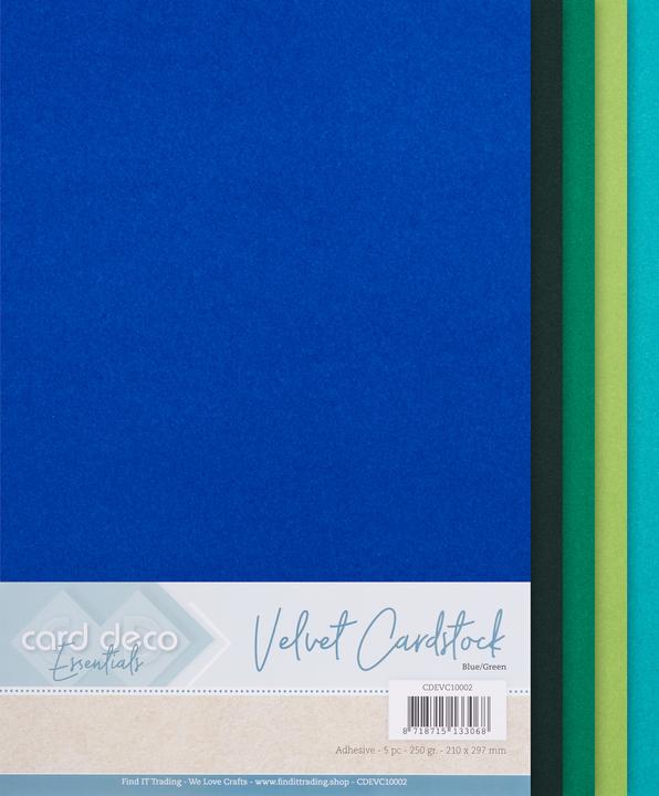 Immagine prodotto Find it Carta vellutata, autoadesiva, A4, 5 fogli (250 g/m², 5 x)
