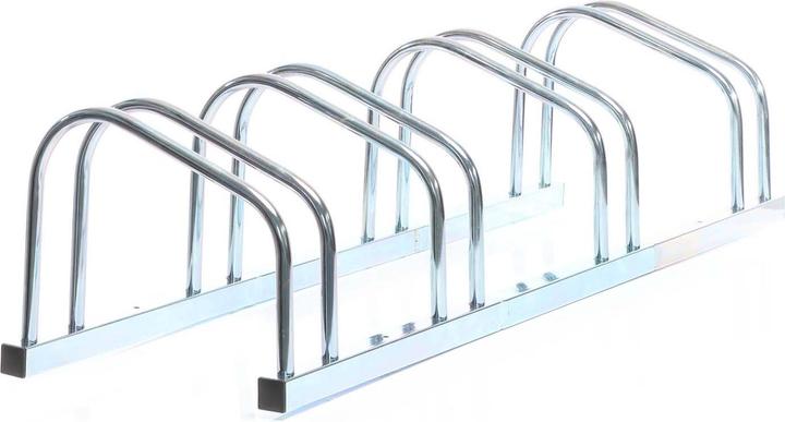 Actual product image Toboli Bicycle Stand for 4 Bikes Multiple Rack Made of Galvanised Steel for Indoor and Outdoor
