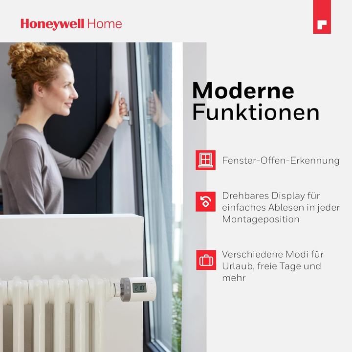 Actual product image Honeywell Home Intelligenter Heizkörperregler Rondostat HR27