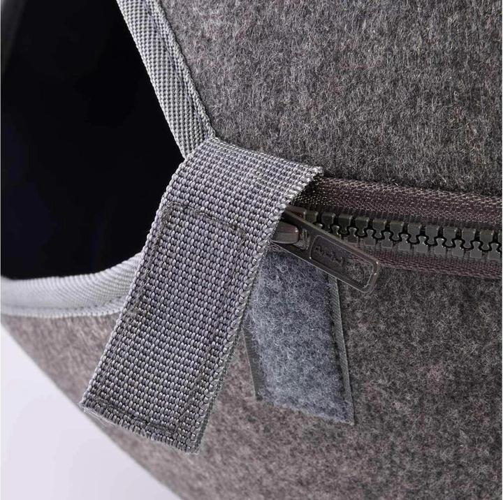 Produktbild CanadianCat Kuschelhöhle Katzennest, Uni-Anthrazit (Katze)