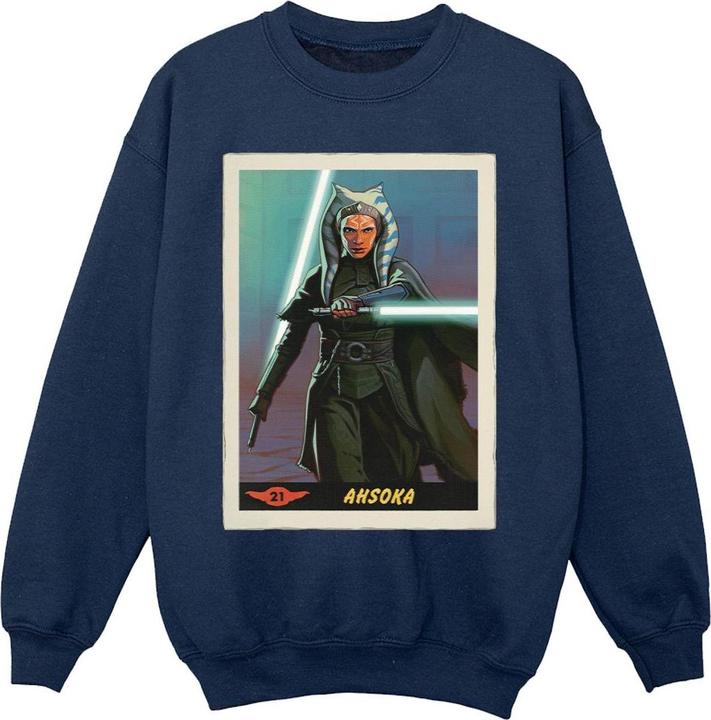 Actual product image Star Wars Girls The Mandalorian Ahsoka Sweatshirt (128)