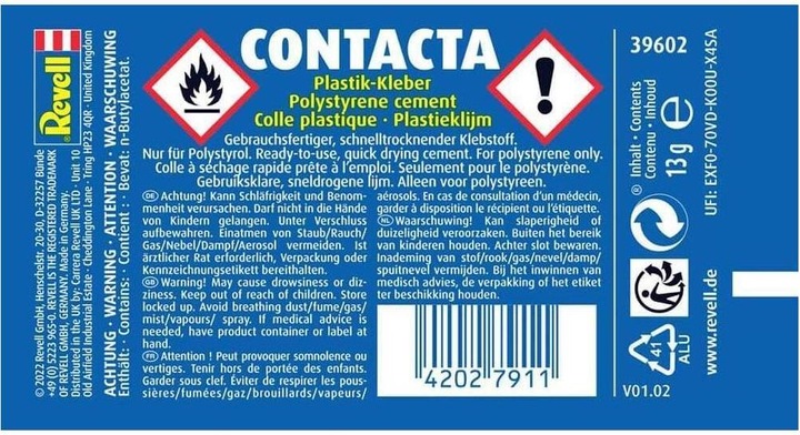 Produktbild Revell Contacta Tubenleim (13 g)