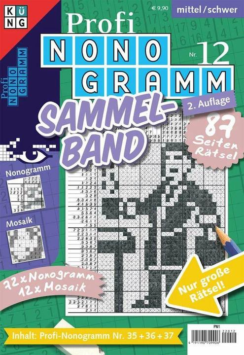 Image du produit Profi-Nonogramm 3er-Band 12 (Allemand, Puzzles Conceptis, 2017)