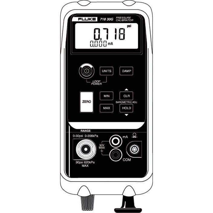 Fluke, Multimetro, 719 30G Calibratore di pressione, corrente Calibrie