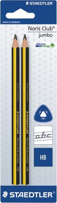 Actual product image Staedtler Pencil NC jumbo 2 ST blister card (4 mm, HB, 1 x)