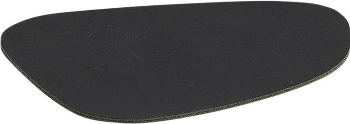 Actual product image Zeller Present Glasuntersetzer-Set Kunstleder 2-farbig 4-teilig 10x12 cm (4x, Glass coaster)