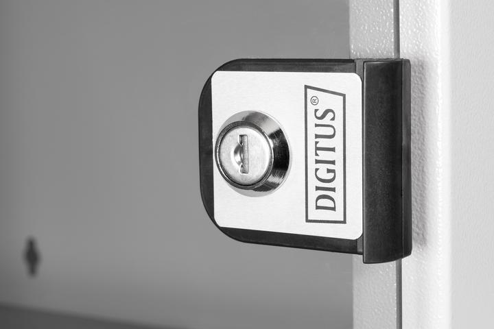 Actual product image Digitus 19" 7U wall-mounted housing, SOHO PRO 370 x 540 x 400 mm, grey (12.15 RU, 19 inch rack)