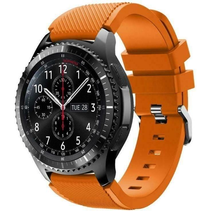 Strap-it Armband (Silikon), Uhrenarmband, Orange