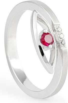 Produktbild Breuning RING - E.RUBIN DUNKEL AA 14 (Exklusiv)/Brill. 0,02 (51, 585/14 K Gold)