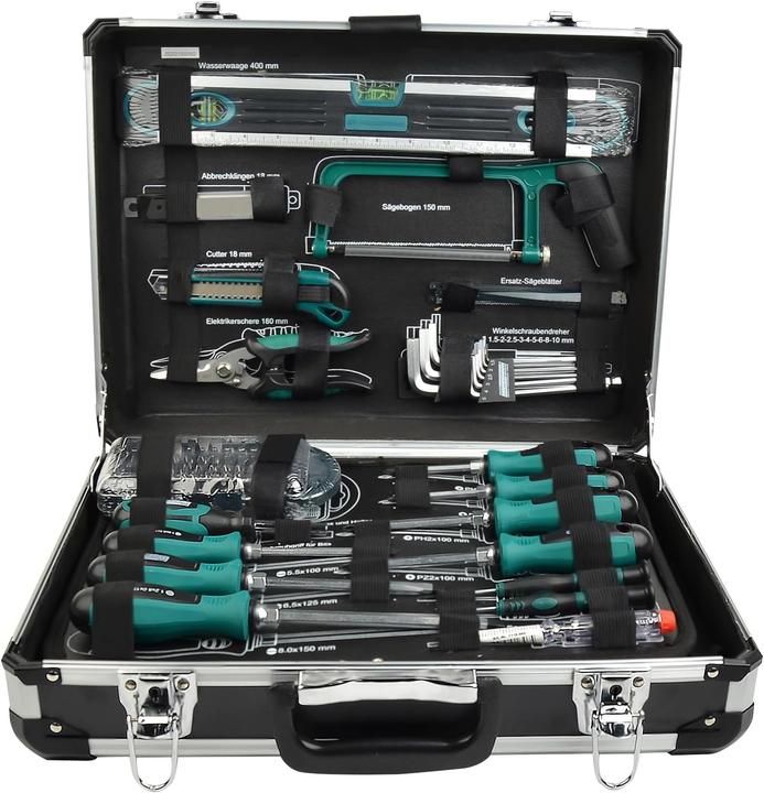 Actual product image Mannesmann Toolbox (160 pieces)