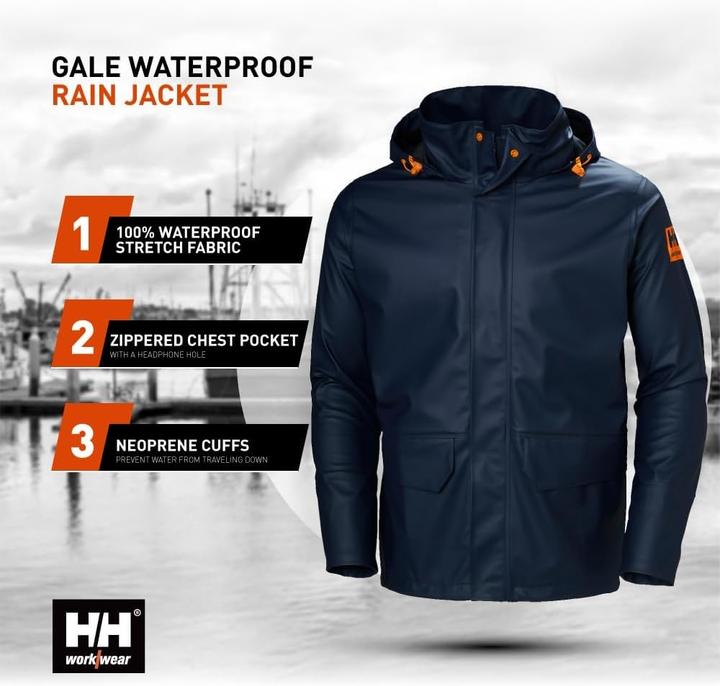 Actual product image Helly Hansen Vandeniui atspari striukė Gale Rain, mėlyna XL (XL)