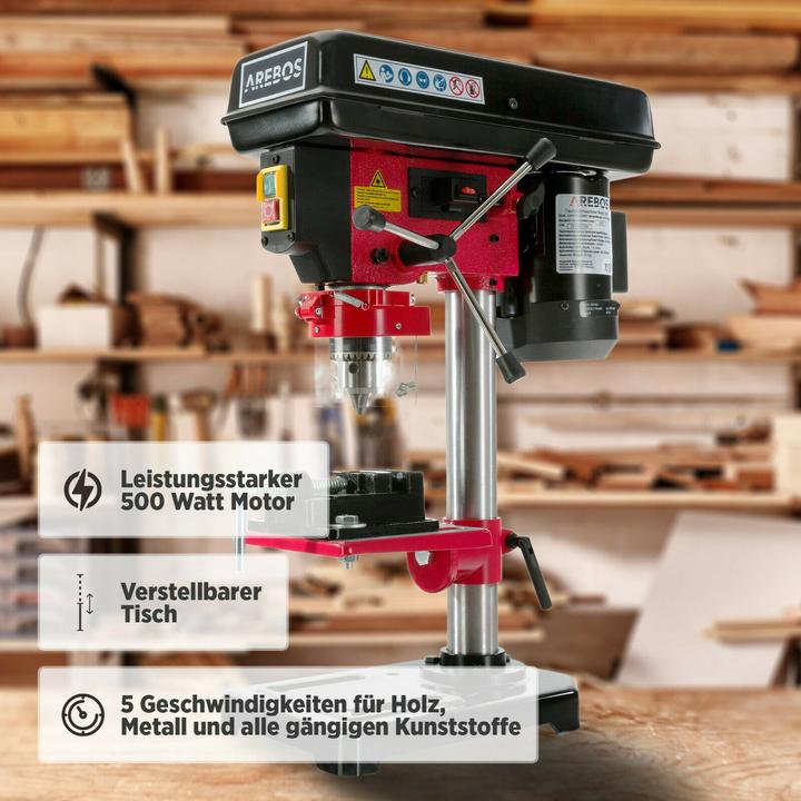 Actual product image Arebos Bench drill