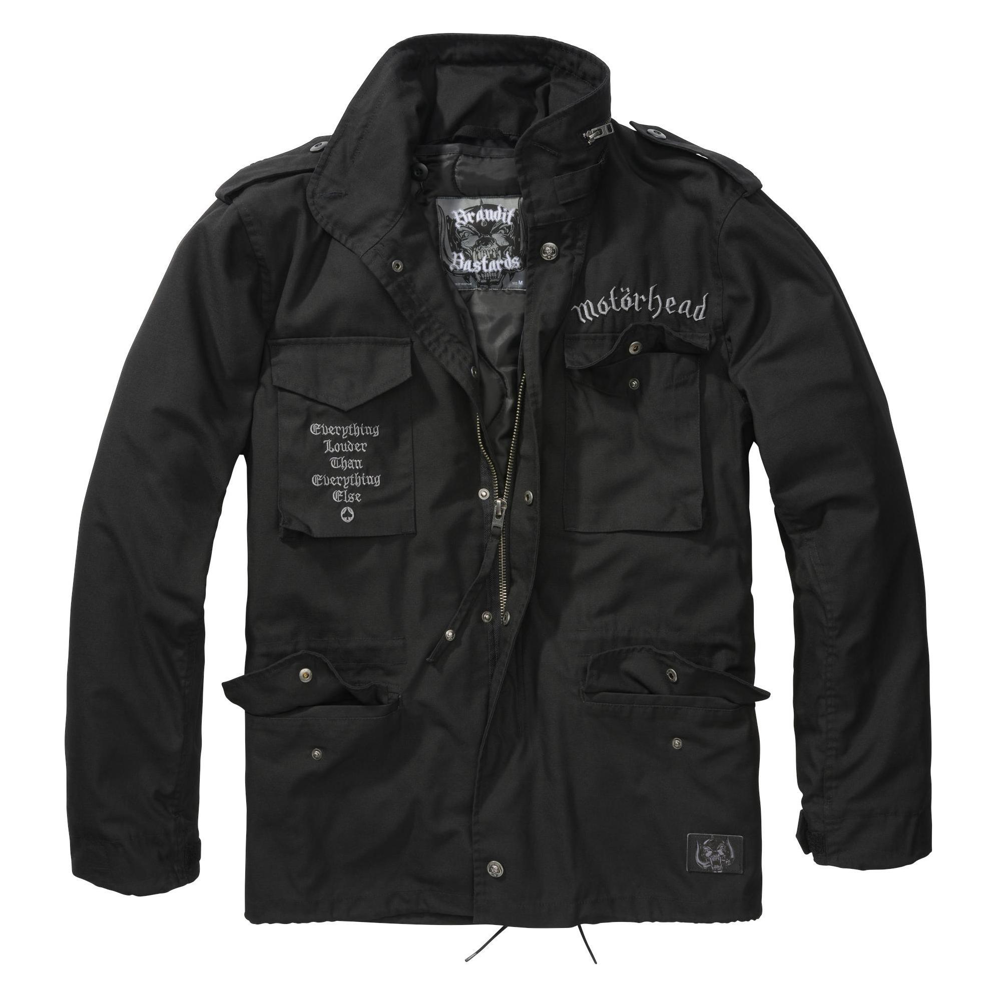 Brandit, Mannen, Winterjassen, Motörhead M65 Jas - 22563, Zwart, (Xxl)