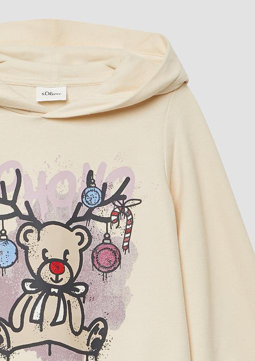 Produktbild s.Oliver Sweatshirt Hoodie mit Weihnachtsprint (92)