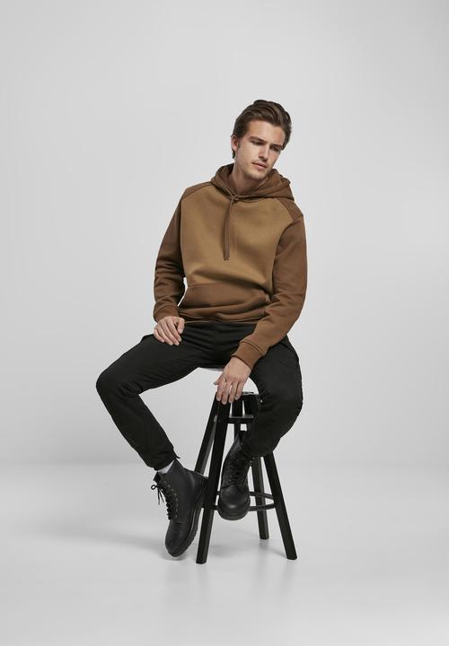 Image du produit Urban Classics Faux Raglan à capuche bicolore (S)