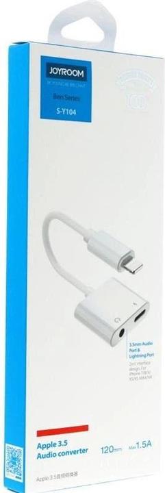 Image du produit Joyroom Convertisseur audio Apple 3.5mm et port Lightning (Lightning, Jack 3.5mm, Lightning)