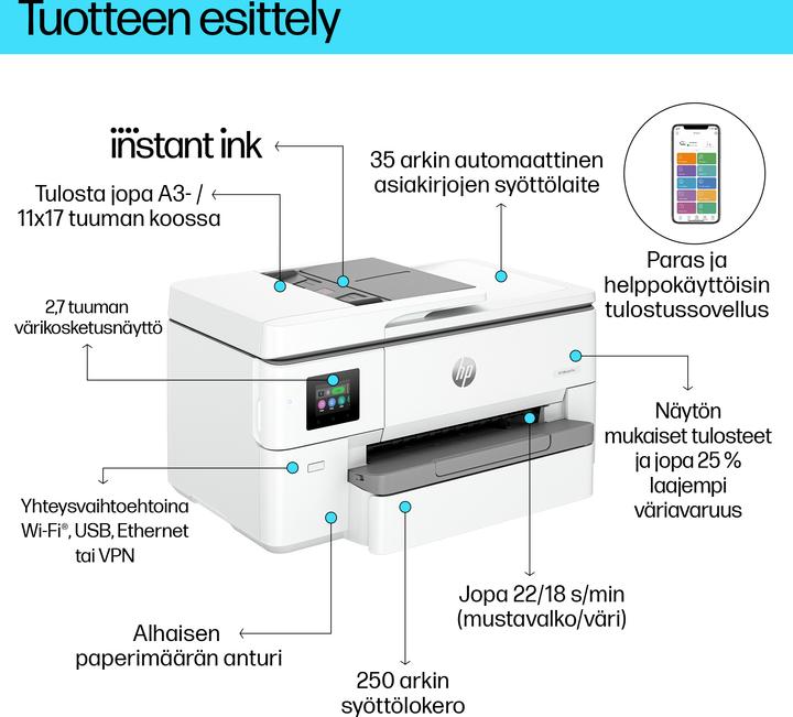 Produktbild HP OfficeJet Pro 9720e (Tintenpatrone)