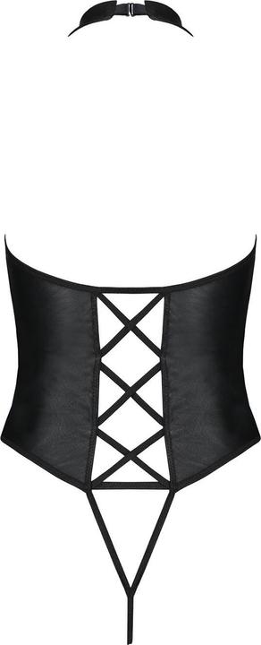 Produktbild Passion Nancy Body mit offenem Schritt Schwarz (4XL, 5XL)