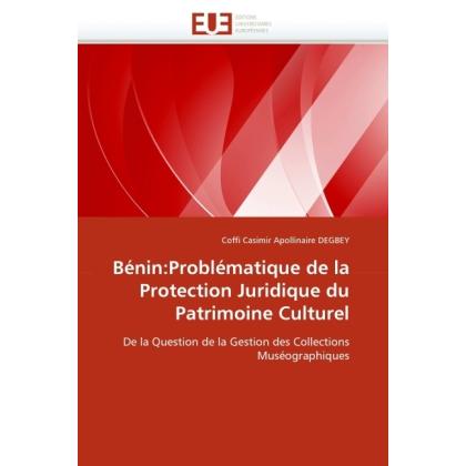 Bénin:Problématique de la Protection Juridique du Patrimoine Culturel, Fachbücher
