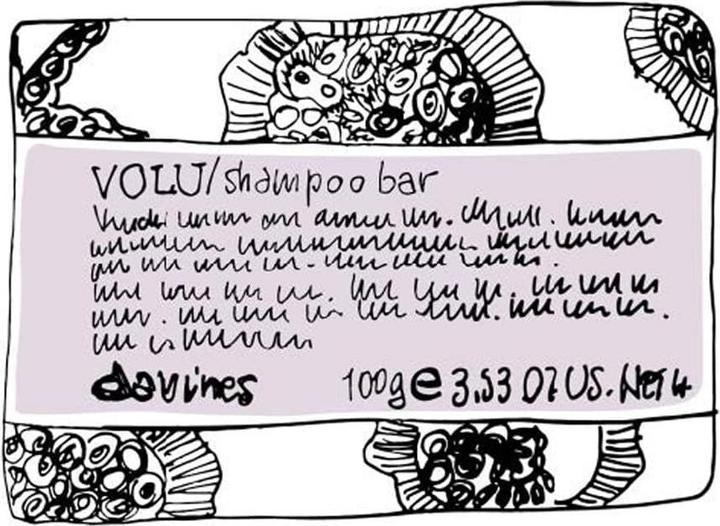 Actual product image Davines Essential Haircare - VOLU Shampoo Bar (Solid shampoo, 100 g)