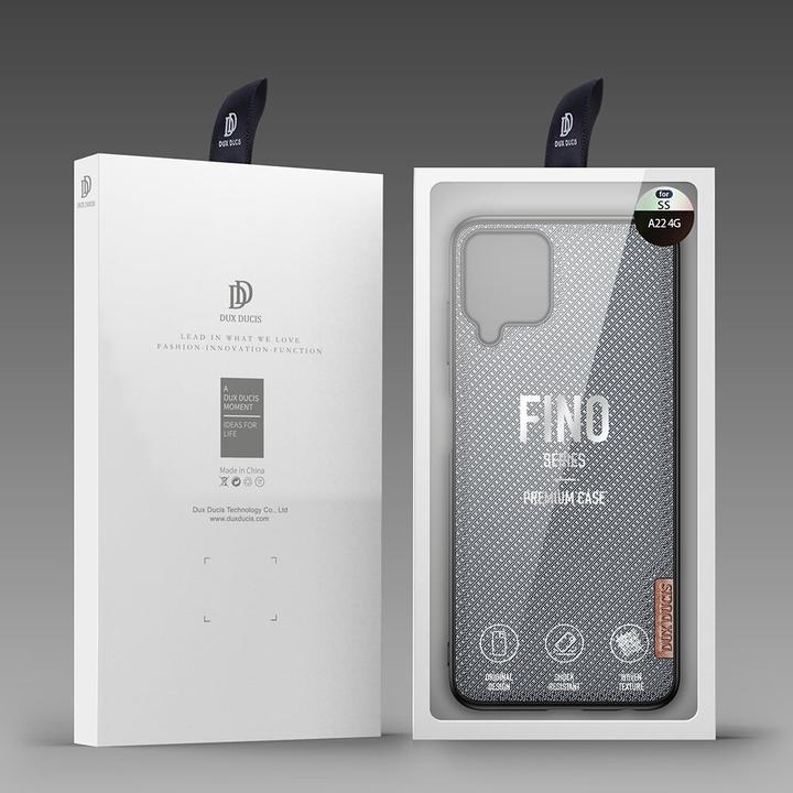 Produktbild Dux Ducis Fino case covered with nylon material for Samsung Galaxy A22 4G gray (Samsung Galaxy A22)