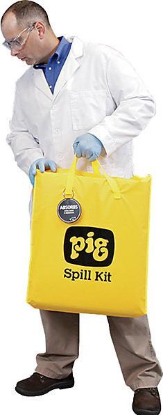 Actual product image Pig Emergency kit in a carry bag, chemical version, absorbs 34.7 l. (4 pcs.)