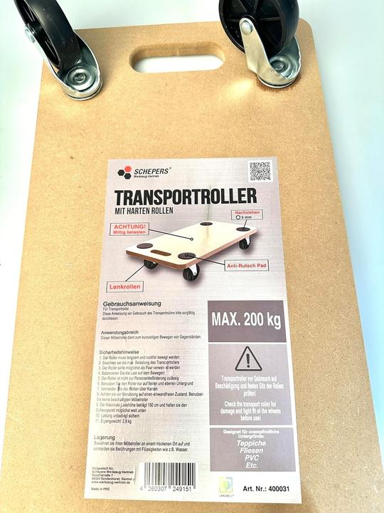 Produktbild SWV Rollbretter-Set (2 Stück) (200 kg)