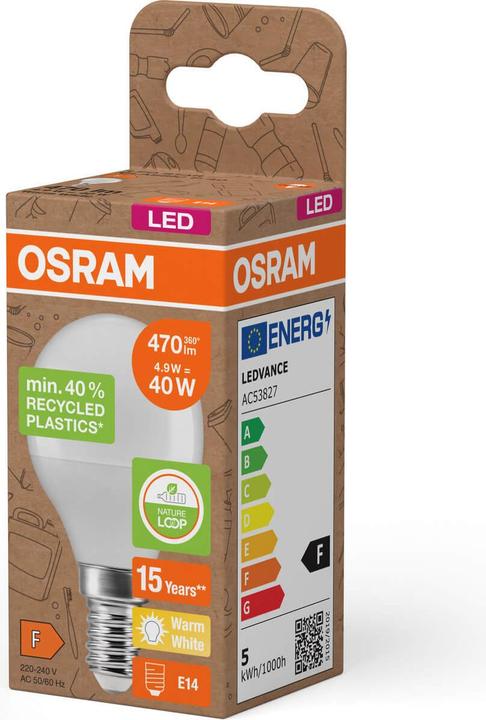 Actual product image Osram LED Pcr Lamps With Classic P (E14, 470 lm, 1x)