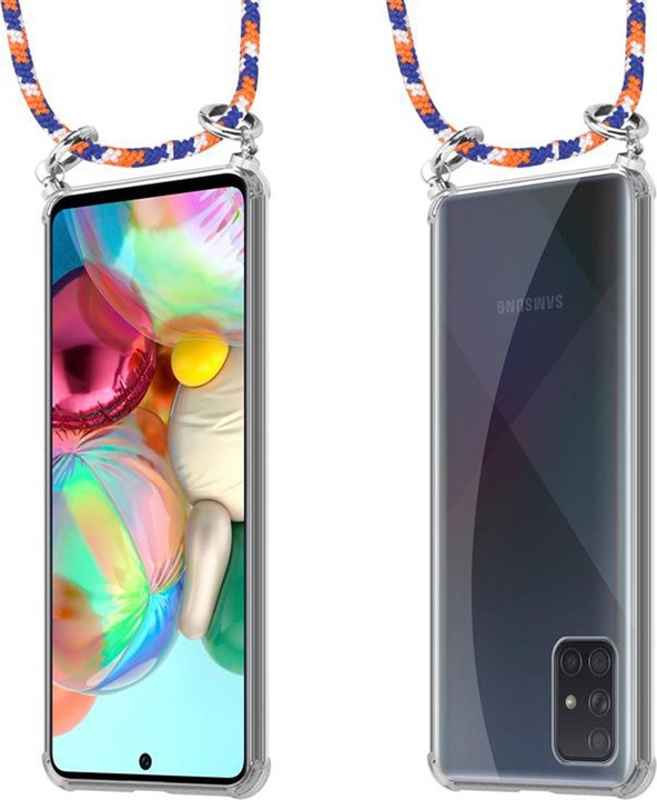 Produktbild Cadorabo TPU Handy Kette SILBER Cover