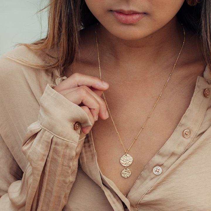 Image du produit Purelei Malihini Coin Kette (Acier inoxydable)