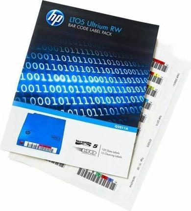 Immagine prodotto HPE Pacchetto di etichette con codice a barre HP LTO-5 Ultrium WORM