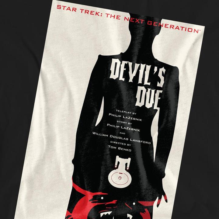 Actual product image Unisex Adult The Next Generation Season 4 Episode 13 T-Shirt (L)