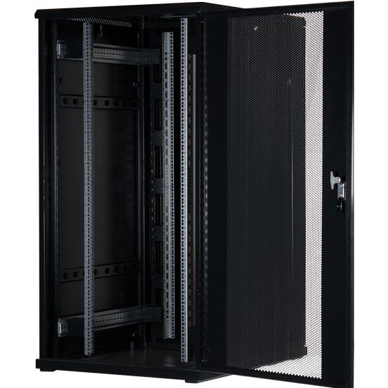 Thumbnail - Rockstable 19" 32 HE 800x1000x1600mm (19 Zoll Rack), Serverschrank, Schwarz