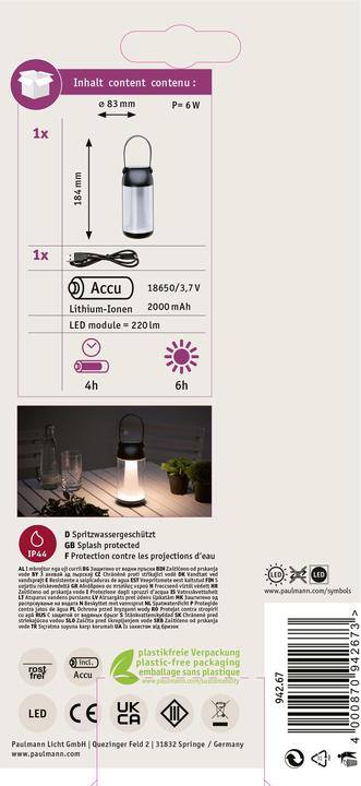 Actual product image Paulmann Cupulino (135 lm, IP44)