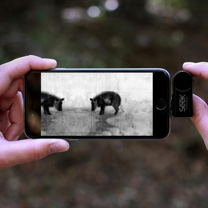 Actual product image SeeK Compact XR for iOS (Mobile phone thermal imaging camera)