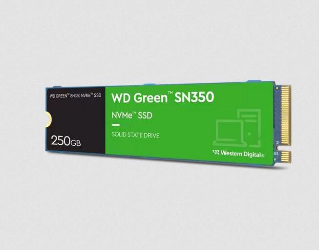 Productafbeelding WD Green Sn350 250 Gb M.2 Pci (250 GB, M.2)