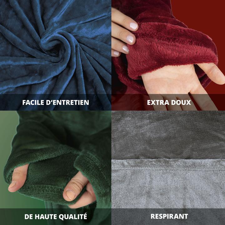 Image du produit Walser Kuscheldecke mit Ärmeln (180 x 150 cm)