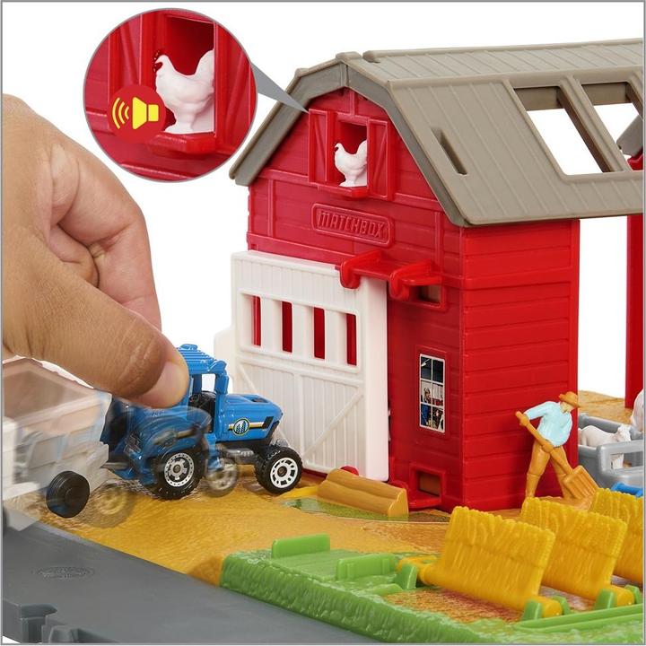 Actual product image Matchbox Action Drivers Farm Harvest Playset