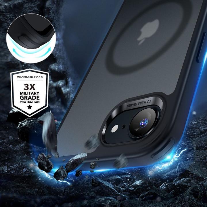 Immagine prodotto ESR Custodia Classic Hybrid Halolock MagSafe per iPhone 16e - nero (Apple iPhone 16e)