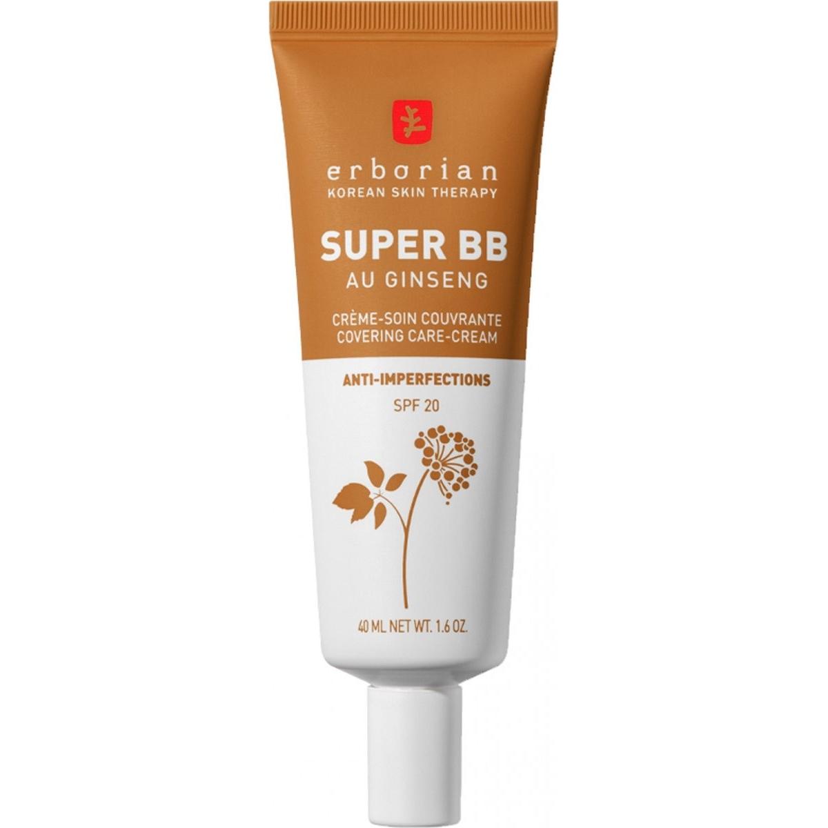 Erborian, Crema BB + CC, Super BB - full coverage BB cream for acne prone skin Caramel 40 ml (Caramel, 40 ml)