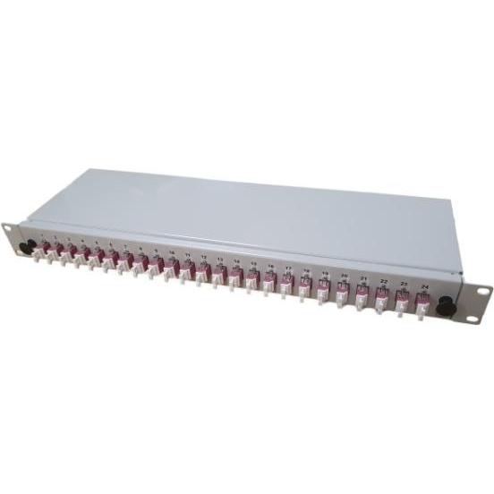 EFB Elektronik Teilbestückte Breakoutbox mit 12 LC-Duplex Kupplungen OM4 Teilbestückte Breakoutbox ausgestattet mit (B65901.12OM4)