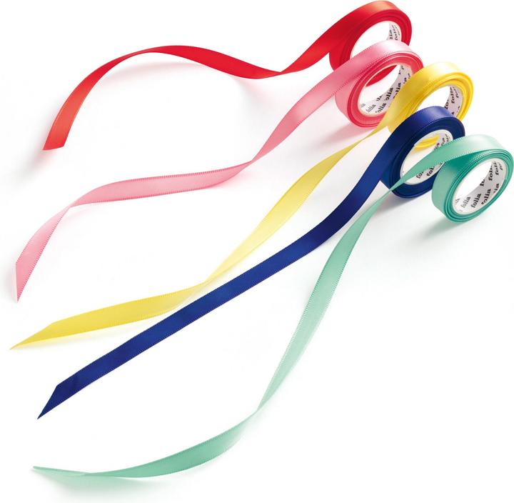 Produktbild Folia Satinbänder Rainbow (5x)