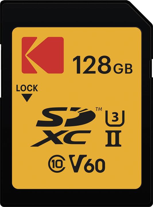 Produktbild Kodak SD 128GB UHS-II U3 V60 Ultra Pro (128 GB, SDXC, U3, UHS-II)