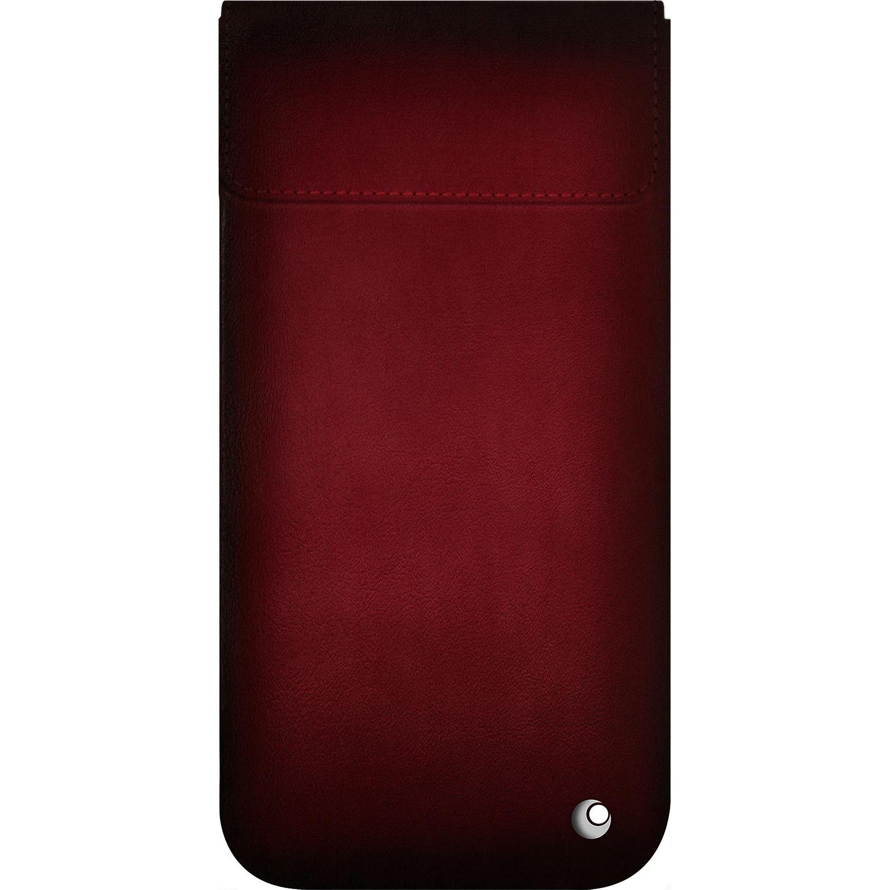 Noreve Lederschutzhülle (Apple iPhone 16 Pro), Smartphone Hülle, Rot