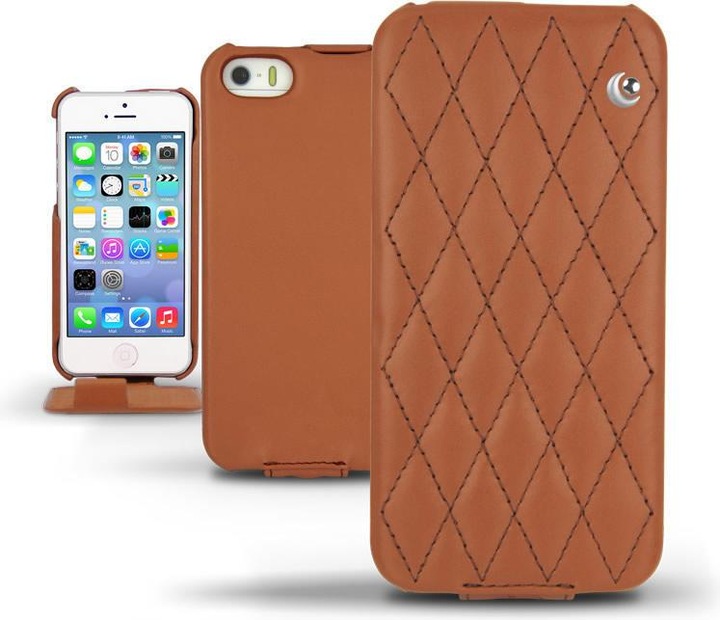 Productafbeelding Noreve Lederen omslag verticaal (Apple iPhone 5s)