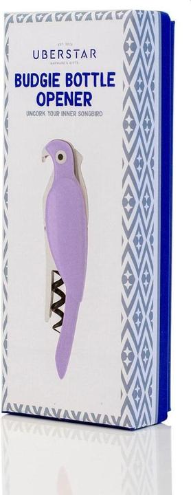 Produktbild Uberstar Flaschenöffner Wellensittich Violett (Korkenzieher)
